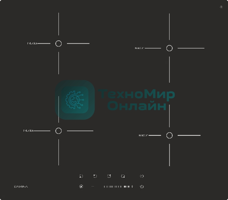 Индукционная варочная панель Darina PL EI313 B, черный
