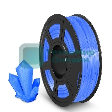 Филамент NVPRINT TPU Trans. Blue для 3D печати диаметр 1.75мм длина 165 метров масса 0,5 кг