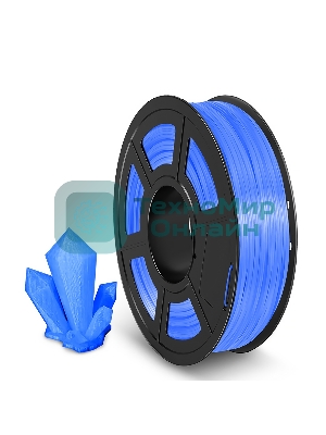 Филамент NVPRINT TPU Trans. Blue для 3D печати диаметр 1.75мм длина 165 метров масса 0,5 кг