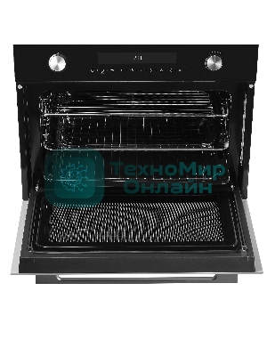Компактный духовой шкаф с функцией СВЧ Maunfeld MCMO5015MFB