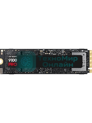 Накопитель SSD 1Tb Samsung 9100 PRO, M.2, PCI-E 5.0 x4, TLC 3D NAND [R/W - 14800/13400 Mb/s]