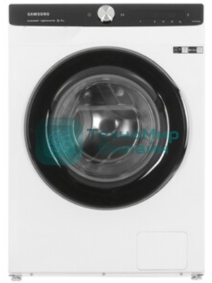Стиральная машина Samsung WW80AG6S28AELD белый, загрузка фронтальная 8 кг, 1200 об/мин, класс A