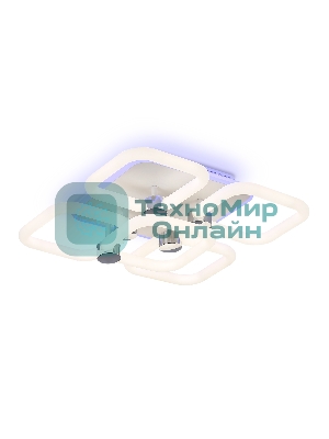 Потолочный светодиодный светильник FA3861/4+1 WH белый 70W 3000K-6400K+RGB 400*400*115 (ПДУ РАДИО 2.4G)