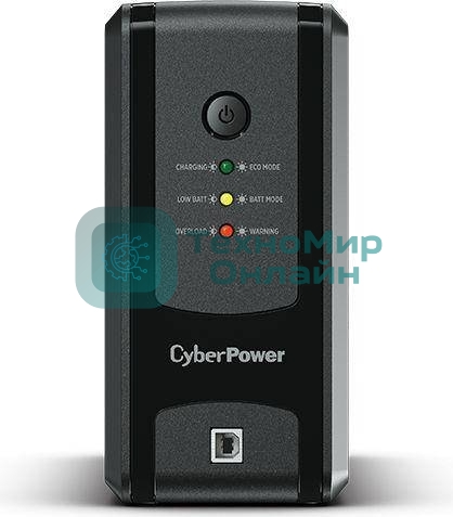 Источник бесперебойного питания CyberPower Line-Interactive UT850EG, 850VA/425W, USB/RJ11/45, (3 EURO)