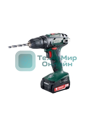 Дрель-шуруповерт Metabo BS 14.4 Li, 14,4 В, 2 Ач, 40 Нм, щеточный