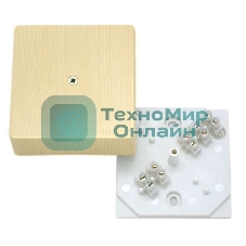 Коробка распределительная ОП 75х75х30 с клемн. сосна HEGEL КРК2702 0201-И