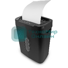 Шредер ГЕЛЕОС УМ22-4 DIN P-4 (4 ур-нь секр.), фрагмент 4х35мм, 14 лист (70г/м2), CD/пл.карты/скрепки/скобы, 22 литра