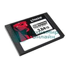 Накопитель SSD Kingston SSD DC600M, 3840Gb, SATA III, 2.5