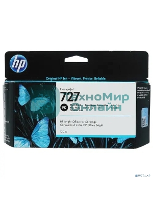 Картридж струйный HP 727 B3P23A черный для HP DJ T920/T1500 (130мл)