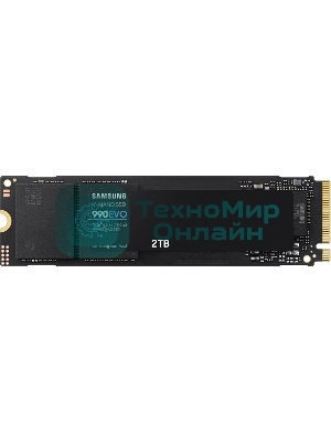 Накопитель SSD Samsung 990 EVO, 2000Gb, PCIe 4.0 x4, M.2 2280, NVMe, R/W 5000/4200