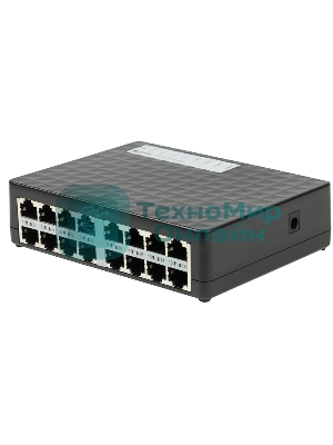 Коммутатор неуправляемый 16-портовый ORIGO OS1116/A1A 10/100 Мбит/с