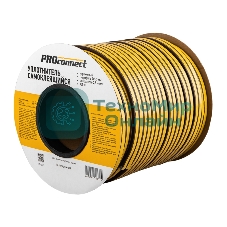 Уплотнитель самоклеящийся, коричневый, Р-профиль 9х5,5мм, для зазоров 2,5-4мм, бухта 100м PROconnect