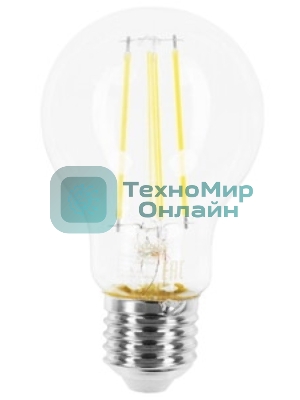 Лампа cветодиодная Gauss Filament А60 12W 1250lm 4100К Е27 LED 1/10/40