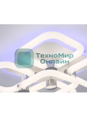 Потолочный светодиодный светильник FA3861/4+1 WH белый 70W 3000K-6400K+RGB 400*400*115 (ПДУ РАДИО 2.4G)