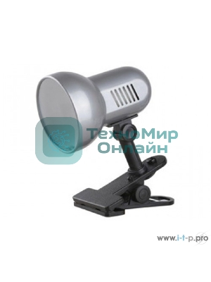 Светильник настольный, Camelion H-035 С03 серебро (метал., 220В, 60Вт)