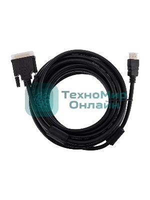 Шнур Rexant HDMI - DVI-D с фильтрами, длина 7 метров (GOLD) (PE пакет)