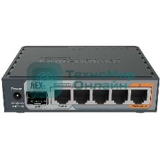 Маршрутизатор PoE MikroTikRB760iGS2 ядра (880 МГц), 5х 1G RJ45, SFP, USB, MicroSD, раздача PoE (HEX S)