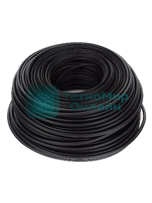 Кабель SkyNet Premium UTP outdoor 4x2x0,51 на тросу, медный, FLUKE TEST, кат.5e, однож., 100 м, box, черный