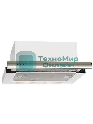 Вытяжка встраиваемая Elikor Интегра S2 60Н-700-В2Д серебристый, 60 см, 700 куб. м/ч, 52 дБ