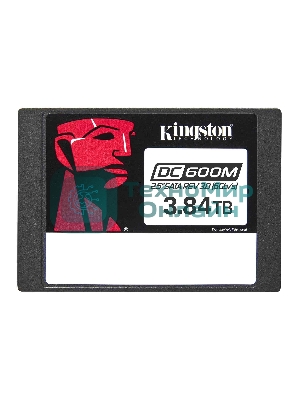 Накопитель SSD Kingston SSD DC600M, 3840Gb, SATA III, 2.5