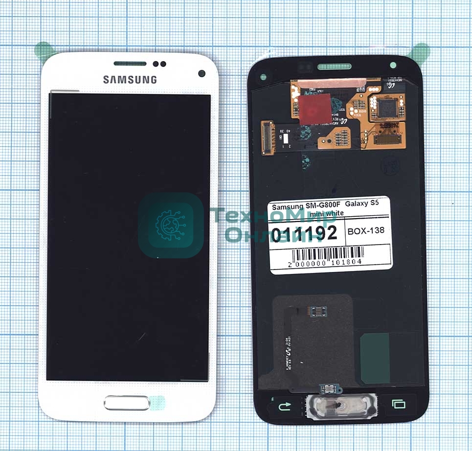 Дисплей для Samsung Galaxy S5 mini SM-G800F белый