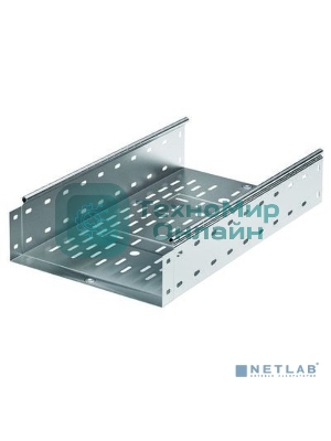 Лоток листовой перфорированный 300х100 L3000 сталь 0.7мм ДКС 35344