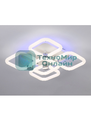 Потолочный светодиодный светильник FA3861/4+1 WH белый 70W 3000K-6400K+RGB 400*400*115 (ПДУ РАДИО 2.4G)