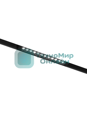 Трековый линейный светильник Ambrella light GL8075 BK черный IP20 9W 3000-6000K 220V 24° 220*25*41
