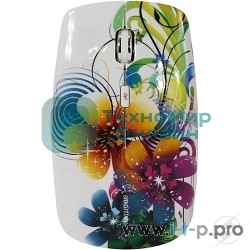 Мышь беспроводная Smartbuy 327AG принт Цветы SBM-327AG-FL-FC