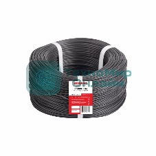 Провод ПГВА Rexant 1х0.75 мм², Cu, черный, бухта 200 м