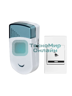 Звонок дверной беспроводной Колибри 32 мел. 100м 2АААх1.5В Тритон КБ-01Б