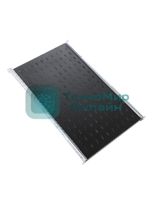 Полка перфорированная выдвижная с телескопическими направляющими, глубина 1000 мм, черный