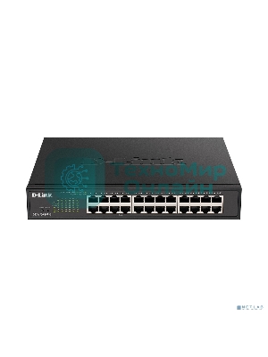 Коммутатор настраиваемый L2 D-Link DGS-1100-24PV2/A3A c 24 портами 10/100/1000Base-T (12 портов РоЕ 802.3af/at, PoE-бюджет 100 Вт)