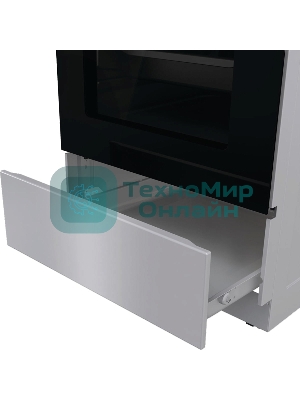 Плита электрическая Gorenje GEC5B41SG серый, конфорок 4 шт, духовка 62 л, 50 см x 85 см x 59.4 см