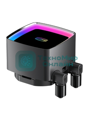 Система охлаждения Water Cooling System PCCooler DE360 MAX BK (300W, 360мм, Black, ARGB Pump, Fans: 3x120мм, 66CFM, 34.3dBA, 2200RPM/Pump height 54мм, 15dBA, 2600RPM, Rad thickness 27мм/S: 1851, 1700, 1200, 115X, AM5, AM4, AM3)