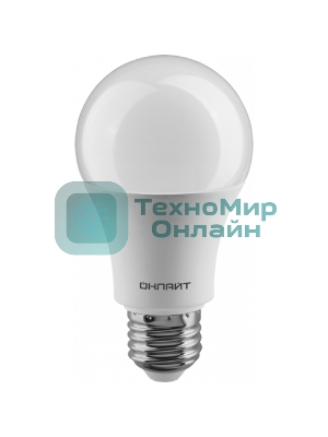 Лампа светодиодная ОНЛАЙТ 80 875 OLL-F-A60-09-230-4K-E27 80875