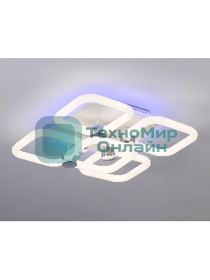 Потолочный светодиодный светильник FA3861/4+1 WH белый 70W 3000K-6400K+RGB 400*400*115 (ПДУ РАДИО 2.4G)
