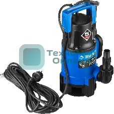 Насос ЗУБР НПГ-Т3-750 профессионал т3 погружной дренажный для грязной воды d частиц до 35мм 750Вт