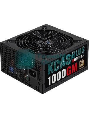 Блок питания Aerocool/Formula 1000W Retail KCAS PLUS 1000GM, 80 PLUS Gold, ATX v2.4, модульный, fan 14cm, 6x PCI-E [6+2-Pin], 10x SATA, 6x MOLEX