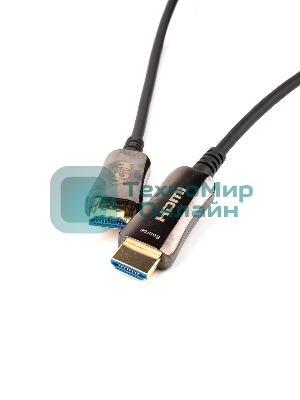 Активный оптический кабель HDMI 19M/M,ver. 2.0, 4K@60 Hz 80m VCOM