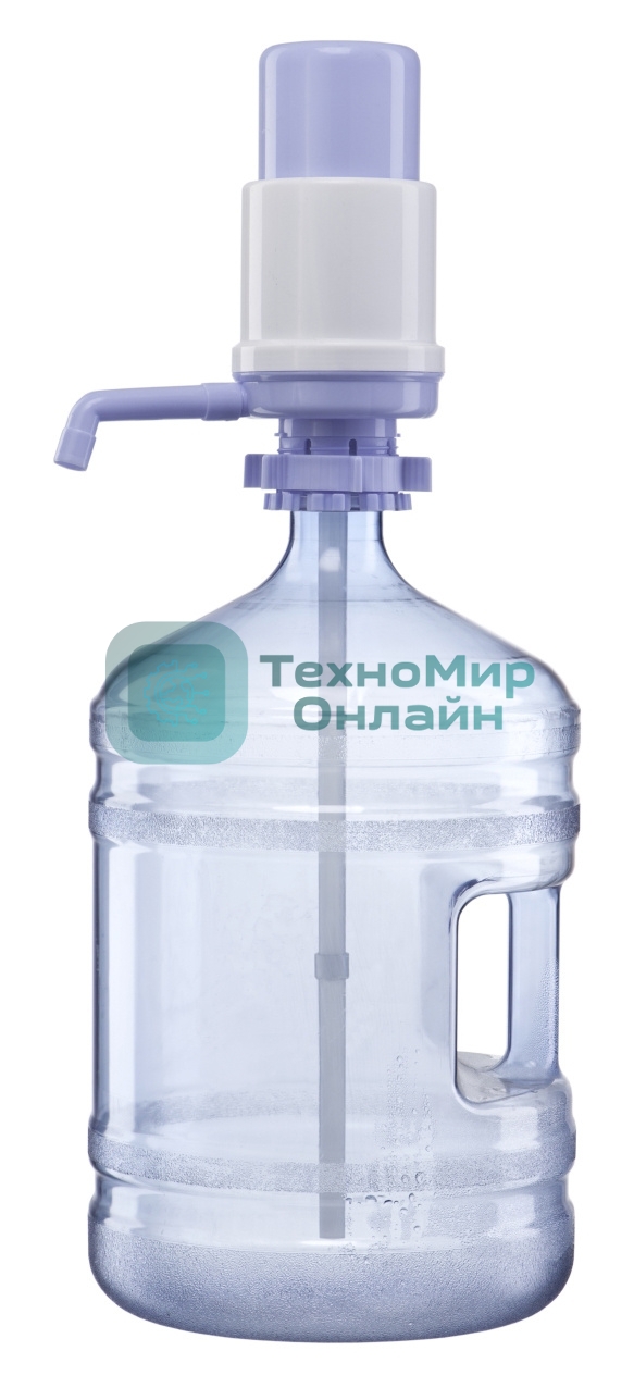 Помпа для 19л бутыли Hotfrost A25 механический, серый/синий