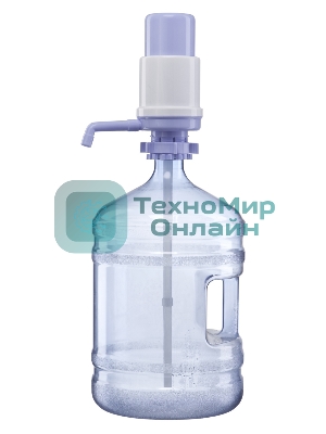 Помпа для 19л бутыли Hotfrost A25 механический, серый/синий