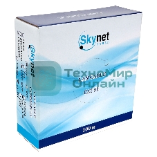 Кабель SkyNet Premium UTP outdoor 4x2x0,51 на тросу, медный, FLUKE TEST, кат.5e, однож., 100 м, box, черный