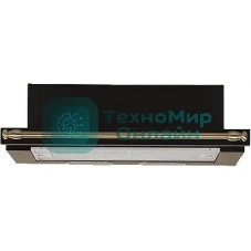 Вытяжка встраиваемая Elikor Интегра 50П-400-В2Л антрацит/бронза, 50 см, 400 куб. м/ч, 55 дБ