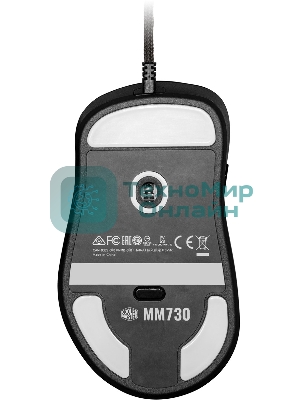 Мышь проводная Cooler Master MM730 (MM-730-KKOL1) черный, 16000 dpi, USB, кнопки - 6