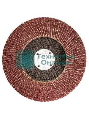 Круг лепестковый торцевой КЛТ-1, зернистость Р40(40Н), 125 х 22,2 мм, (БАЗ) Россия