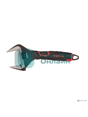 Ключ разводной Matrix, тонкие губки, фосфатированный, двухкомпонентная рукоятка, 250 мм, PRO