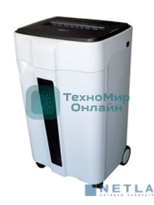 Шредер Office Kit S240 3.9x25 (секр.P-4)/фрагменты/22лист./40лтр./скрепки/скобы/пл.карты/CD