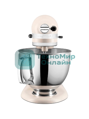 Настольный миксер с откидным блоком KitchenAid 5KSM125EMH Artisan 4.8 л, кремовый