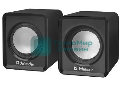 Акустическая система 2.0 Defender #1 SPK 22 черный, 5 Вт, питание от USB